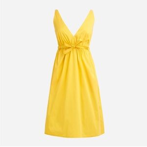 J. Crew Collection Bow-Front Mini Dress in Stretch Taffeta Size 2